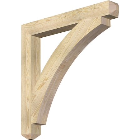 Thorton Craftsman Rough Sawn Bracket, Douglas Fir, 4W X 34D X 34H